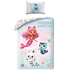 Gabby's poppenhuis BABY Dekbedovertrek, Mermaid-Lantis - 100 x 135 cm + 60 x 40 cm - Katoen