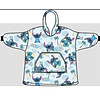 Disney Lilo & Stitch Hoodie Fleece deken, Beach Life - Kind - One Size  (7-14 jaar) - Polyester