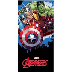 Marvel Avengers Strandlaken, Shield - 70 x 140 cm - Katoen
