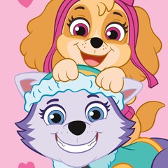 Paw Patrol Fleece deken, Girl Time - 100 x 150 cm - Polyester