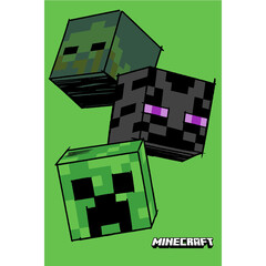 Minecraft Fleece deken, Build - 100 x 150 cm - Polyester