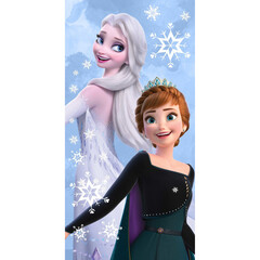 Disney Frozen Strandlaken, Snow Sisters - 70 x 140 cm - Katoen