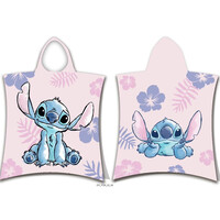 Disney Lilo & Stitch Poncho, Flower - 50 x 115 cm - Katoen