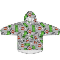 Minecraft Hoodie Fleece Deken, Boom! - Volwassen (One Size) - Polyester