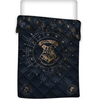 Harry Potter Sprei Hogwarts - Eenpersoons - 140 x 200 cm - Polyester
