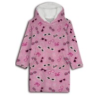 Barbie Hoodie Fleece deken, Sunny - Kind - One Size  (7-14 jaar) - Polyester