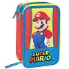 Super Mario Gevuld Etui, Wahoo (3 ritsen) - 20 x 13 x 7 cm - Polyester