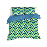 De Witte Lietaer Dekbedovertrek Whimsy, Blue Blizzard - Katoen Percal