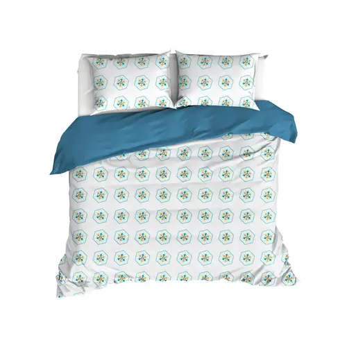 De Witte Lietaer Dekbedovertrek Saga, Exotic Plume - Katoen Percal