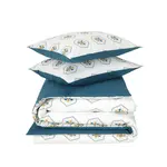 De Witte Lietaer Dekbedovertrek Saga, Exotic Plume - Katoen Percal