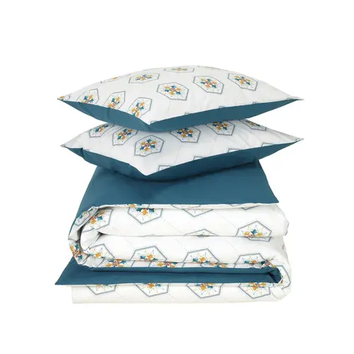 De Witte Lietaer Dekbedovertrek Saga, Exotic Plume - Katoen Percal