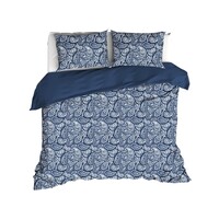 De Witte Lietaer Dekbedovertrek Igor, Royal Blue - Katoen Percal