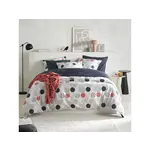 De Witte Lietaer Dekbedovertrek Hermes, Lyon Blue - Katoen Percal