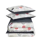 De Witte Lietaer Dekbedovertrek Hermes, Lyon Blue - Katoen Percal