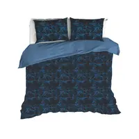 De Witte Lietaer Dekbedovertrek Cobra, Blue Fusion - Katoen Percal