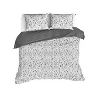 De Witte Lietaer Dekbedovertrek Charlie, Black - Katoen Percal