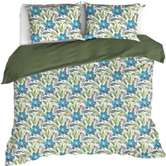 De Witte Lietaer Dekbedovertrek Bellflower, Eden - Katoen Percal