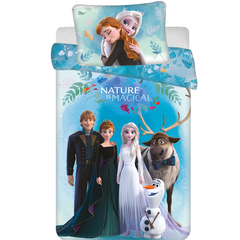 Disney Frozen BABY Dekbedovertrek, Nature is Magical - 135 x 100 cm - Katoen