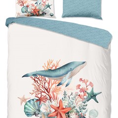 Good morning Dekbedovertrek Ocean nr.33001 off-white