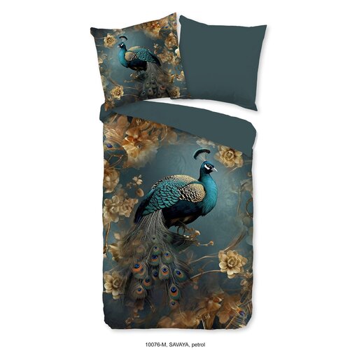 Pure Dekbedovertrek Savaya nr.10076 petrol