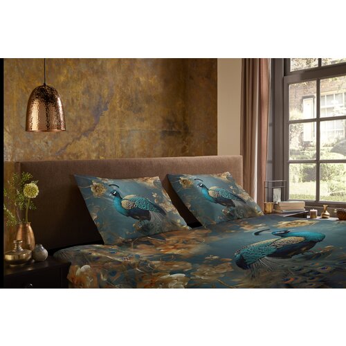 Pure Dekbedovertrek Savaya nr.10076 petrol