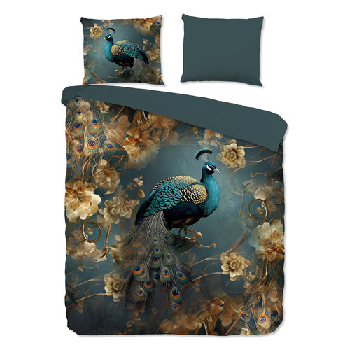 Pure Dekbedovertrek Savaya nr.10076 petrol