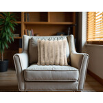 Primaviera DeLuxe Rib Rabbit Fur Sierkussen Zand 50 x 50