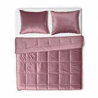 Sleeptime Dekbed/Dekbedovertrek Lazy Velvet Oud Roze