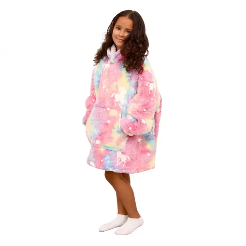 Sleeptime Unicorn hoodie Multi 2-6 jaar