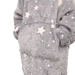 Sleeptime Stars hoodie Grijs 2-6 jaar