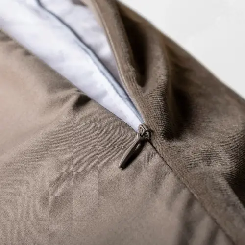 Sleeptime Dekbed/Dekbedovertrek Lazy Velvet Taupe/Grijs