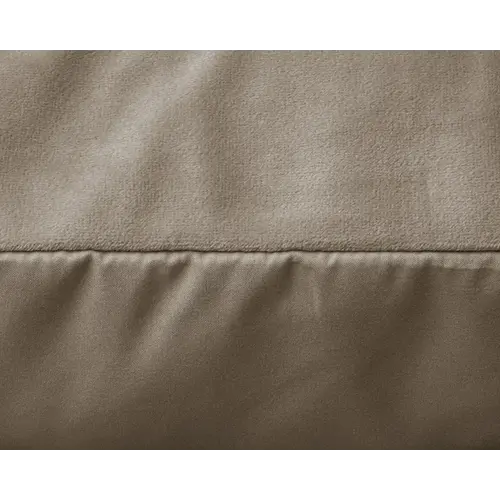 Sleeptime Velvet kussenslopen 2pack Taupe/Grijs 60 x 70