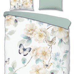 Descanso Dekbedovertrek Adiwanya katoen-satijn nr.10100 wit