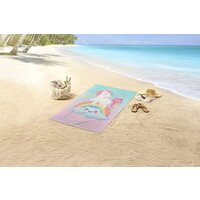 Good morning Strandlaken Sweety 75x150 poly velours kids Good Morning nr.33163 multi