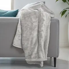 Primaviera DeLuxe Teddy plaid Beige 150 x 200