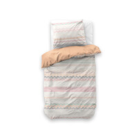 Little Monster Dekbedovertrek Elaya Roze 140 x 200/220