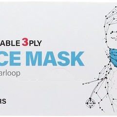 Face Mask laags Disposable Mondmasker Blauw 3x10 stuks