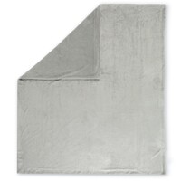 HIP Plaid 160x180 polyester HIP uni nr.0300 grijs