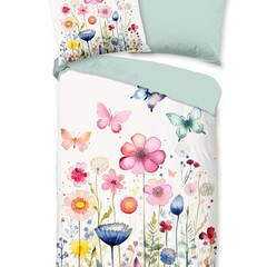 Pure Dekbedovertrek Kiki kids nr.33126 multi