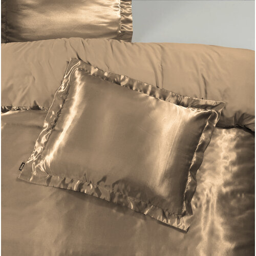 Sleeptime Glossy Taupe Kussensloop 60 x 70