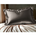 Sleeptime Glossy Antraciet Kussensloop 60 x 70