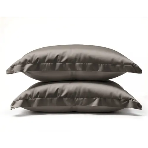 Sleeptime Glossy Antraciet Kussensloop 60 x 70