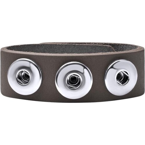 Zstyle Buttons Clicks armband leer ( 2 stuks) zonder Buttons - Mix