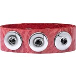 Zstyle Buttons Clicks armband leer ( 2 stuks) zonder Buttons - Mix