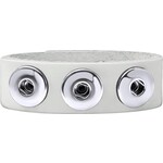 Zstyle Buttons Clicks armband leer ( 2 stuks) zonder Buttons - Mix