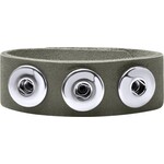 Zstyle Buttons Clicks armband leer ( 2 stuks) zonder Buttons - Mix