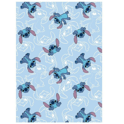 Disney Lilo & Stitch Fleeceplaid & Sierkussen, Hug - 140 x 100 cm - Polyester
