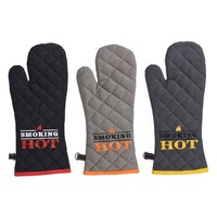 Koopman 3-Pack - Ovenwant Katoen Met Leer