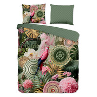 HIP Dekbedovertrek katoen-satijn no.33173 groen