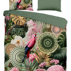 HIP Dekbedovertrek katoen-satijn no.33173 groen